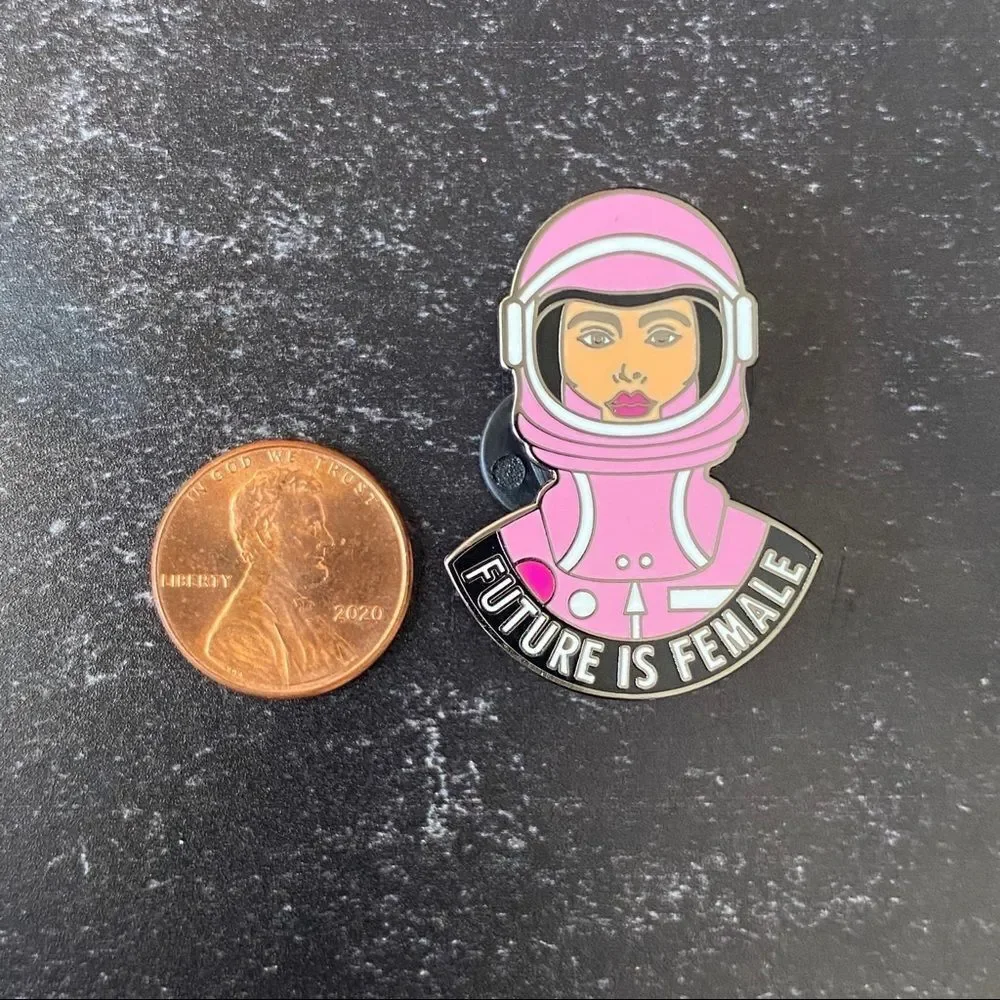 Future is Female Enamel Pin/ Brooch
